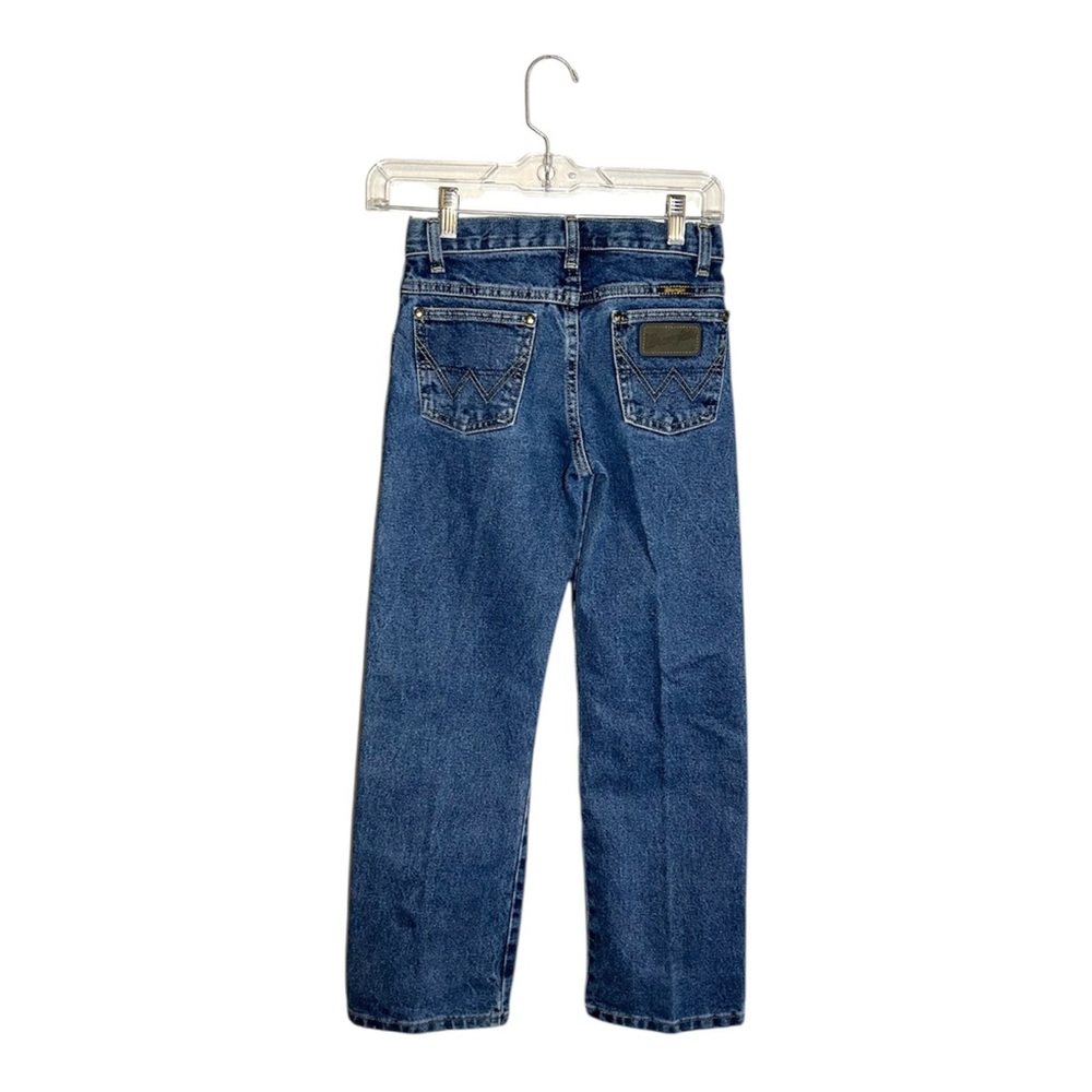 Wrangler Boys George Straight Cowboy Cut Original Fit Dark‎ Wash Jeans Size 10